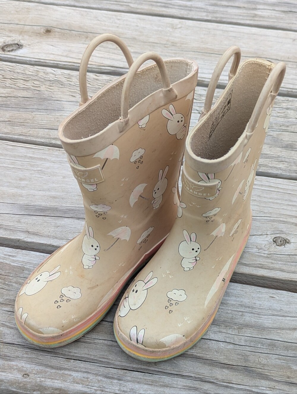 RAINANGEL Girl Bunny Rainboots